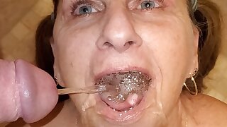 MARRIED SLUT LESLIE'S EXTREME PISS COMPILATION...WATCH THIS CHEATING SLUT TAKE PISS AFTER PISS IN HER MARRIED MOUTH!!!